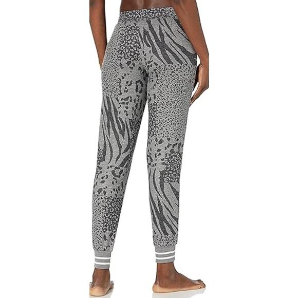 P.J. Salvage XS Gray Animal Print Lounge Jogger Pants Pajama Bottoms NWT B63 - Picture 2 of 9
